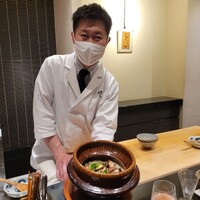 日本料理 晴山 - 山本晴彦大将と蛸の炊き込みご飯