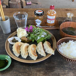 マイハウス - 鹿肉餃子ランチ全容@1200