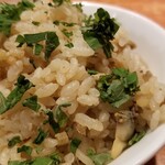 麺屋 六感堂 - 浅利と生姜と大葉の炊き込みご飯