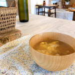 森カフェ トモノ - スープ