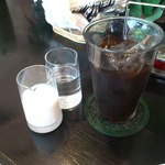 クロック - 【2012年08月】Aセットのドリンク（アイスコーヒー）。