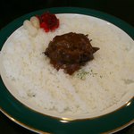 クロック - 【2012年08月】ビーフカレーのごはん＋カレーのお供。
