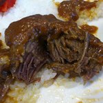 【2012年08月】ビーフカレーのビーフの断面。