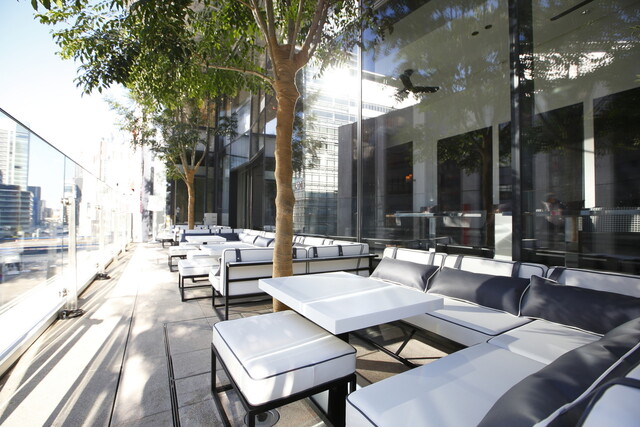 Mercer Brunch Ginza Terrace restaurant in Tokyo, Japan