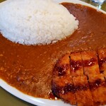 ナイアガラ - カツカレー 990円 、大森券(ライス＆ルウ大盛) 200円