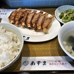 元祖仙台ひとくち餃子 あずま - 餃子定食：税込580円