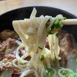 風遊斎 - ふあふあ肉スバの麺