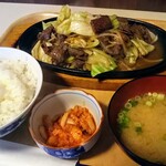 二本杉 - ジンギスカン定食 850円