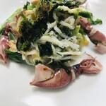ル・シュクレ - 「20周年記念デリ」ホタルイカ、シラス、旬菜のサラダ