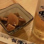 Kanamachi Sakaba Gen - '12/10/05 生ビール（460円）＋お通し（250円）