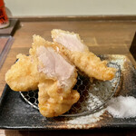 讃岐つけ麺 寒川 - 鶏ささみの天ぷら　