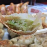 新ちゃん - ぎょうざ 断面