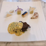 アーフェリーク白金 - 国産牛ロース肉のソテー
      ソースベアルネーズ