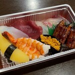 大衆すし居酒 穴場 - お持ち帰り用上にぎり