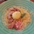 創作うどん はち兵衛 - たまご天の濃厚カルボナーラうどん