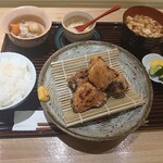 四季料理 きたがいち - 鮪の竜田揚げ御膳　\1400(21-05)
