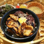 Yakinikugaxtsuttsu - ランチのガッッツ丼(850円)