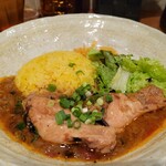 SPICY CURRY 魯珈 - 鶏カレー~宮崎県産手羽の和風醤油カレー~