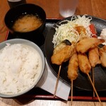 串かつ でんがな - Aランチ