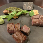 鉄板 松阪屋 - 松坂牛と仙台牛の赤身