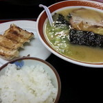 DON - ラーメンセット　ドンラーメン（味噌）で