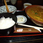 うどん 京屋 - カレー定食Ａ　８５０円