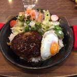 不二家 - ロコモコ風ハンバーグ焼きごはん（税込1,490円）