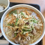 ニャーヴェトナム・プルミエ銀座 - ランチ「バインミーのハーフセット」(1150円)のマイチョイス麺ブンボーフエ