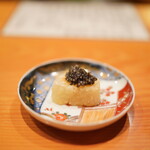 Takamura - かぶら餅：ベステルキャビア添え