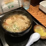 Tsukemen Udon Gotou - 先に運ばれてきたのはごぼう天うどん(590円/税込)