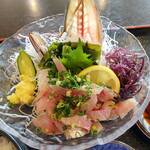 阿字ヶ浦温泉のぞみ - 鯵たたき