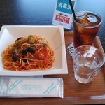 モア カフェ - 料理写真:カポナータドリンクセット