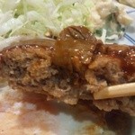 香 - ハンバーグ断面