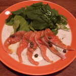 宍道湖ワイン - 境港産鮭とルッコラ