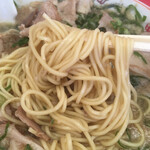 ラーメン魁力屋 - 麺固めでオーダーしたけど
            柔らかいような…(⌒-⌒; )