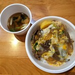 道の駅 龍神 - 猪丼(味噌汁付) 850円