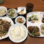 Ippin Kyo - ♪レバニラ炒め定食¥780 +  食べ放題付き