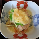 Shunaji Yamakawa - 日替わり二段弁当　二の重（メイン料理：水菜と鶏じゃが）