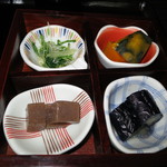 Shunaji Yamakawa - 日替わり二段弁当　一の重（小鉢料理）