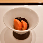 鮨 青海 - アメーラと木耳の洋浸し