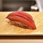 鮨 青海 - 鮪赤身漬け