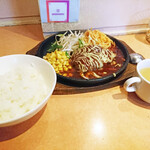 ハロキ - わさマヨハンバーグランチ