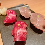 akasakatango - 牛タン寿司盛合せ