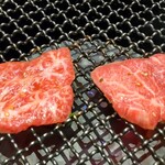 Yakiniku Okuu - 前沢牛のロース 100グラムのランチ