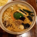 SOUP CURRY KING - ポーク角煮野菜 1400円