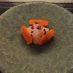 冨久屋 - シロエビのカラスミ添え