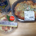セブンイレブン - 薫製風味ポテサラ＋おつまみチーズ焼き（開封前）