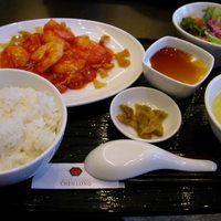 シェンロン - 定食（エビチリ）
