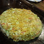 お好み焼き 福竹 - 「激カレー天」８５０円 激は激辛の激で、激情とか激昂ではありませんｗ