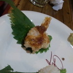 お好み焼き 福竹 - トドメは一手間。
      マヨネーズと一味！コレ鉄板ですわ！ｗｗ(ﾉ∀`)